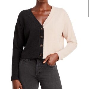 Aqua Colorblock Cardigan